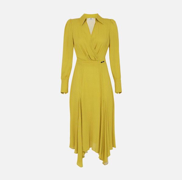 elisabetta franchi Robe en viscose avec imprimé pois
