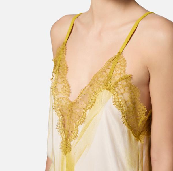 Elisabetta Franchi Robe Red Carpet En Viscose Avec Imprimé Tulle