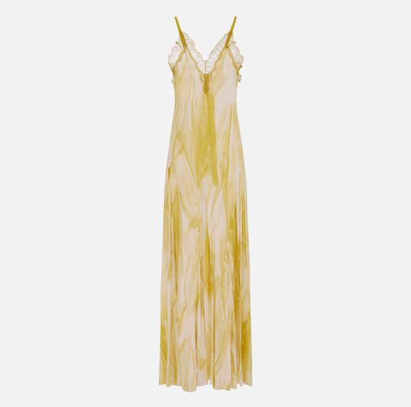 elisabetta franchi Robe Red Carpet en viscose avec imprimé tulle