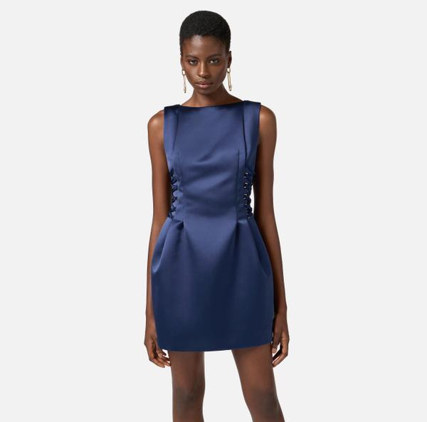 Elisabetta Franchi Robe Sans Manches En Duchesse Avec Décolleté Bateau