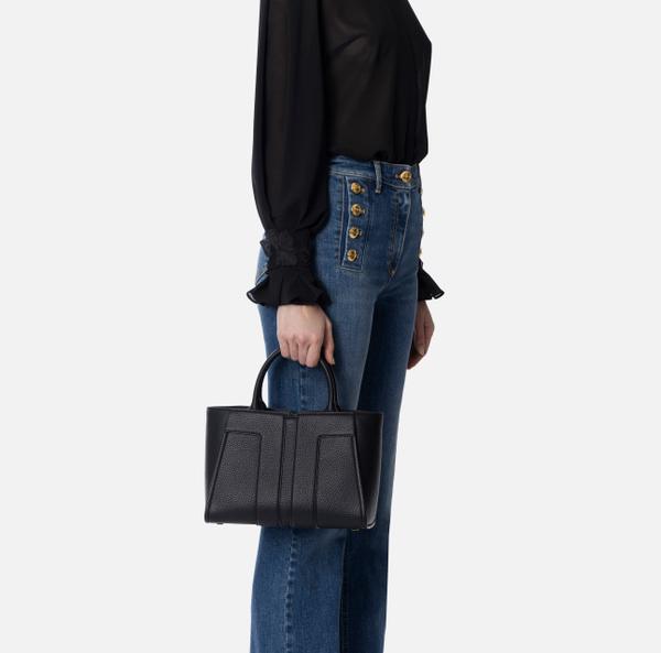 Elisabetta Franchi Sac De Taille Moyenne Avec Logo En Relief