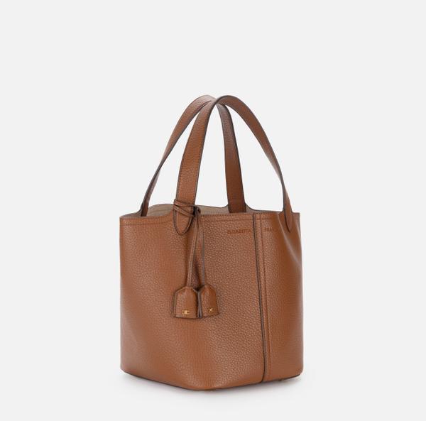 Elisabetta Franchi Sac Fourre-tout De Petite Taille En Matériau Synthétique Avec Breloques Logo