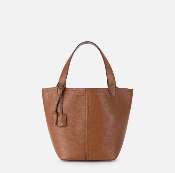elisabetta franchi Sac fourre-tout de petite taille en matériau synthétique avec breloques logo