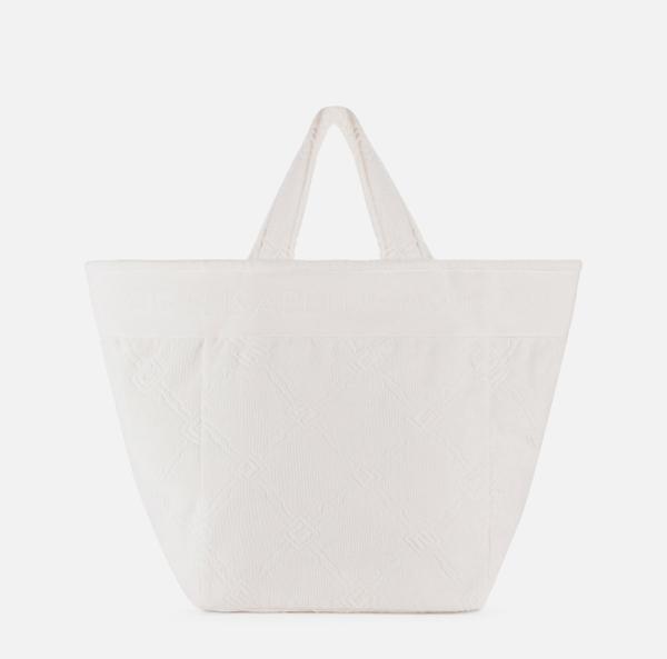 Elisabetta Franchi Sac Fourre-tout En éponge Jacquard Avec Logo