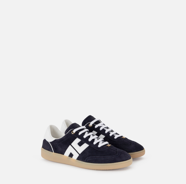 Elisabetta Franchi Sneakers En Croûte Et Cuir Nappa Avec Logo