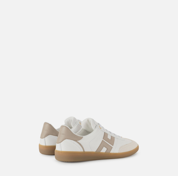 Elisabetta Franchi Sneakers En Cuir Et Croûte Avec Logo