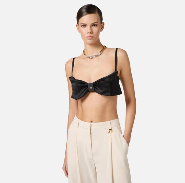 Elisabetta Franchi Soutien-gorge En Duchesse Avec Nœud