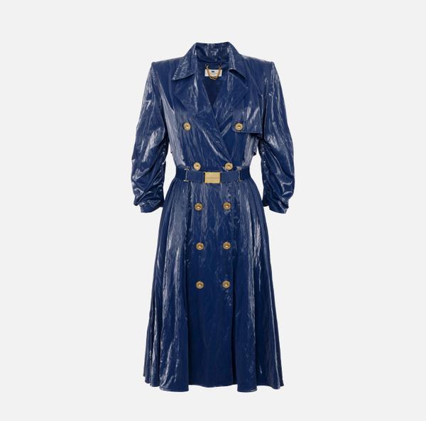 elisabetta franchi Veste en tissu voile avec des textures métalliques