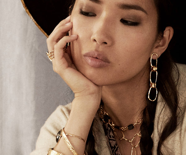 Elise Tsikis Paris Boucles D'oreilles Ambaji - Archive