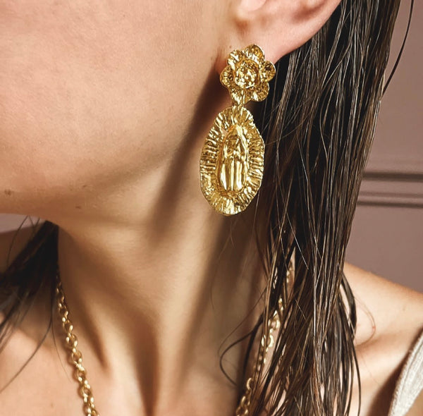 Elise Tsikis Paris Boucles D'oreilles Carmen - Achive