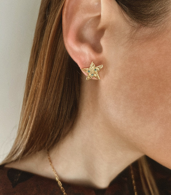 Elise Tsikis Paris Boucles D'oreilles Cotulla Large