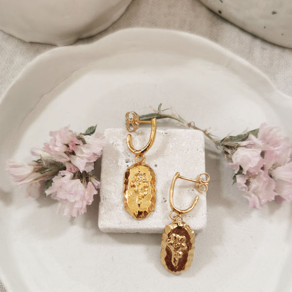 Elise Tsikis Paris Boucles D'oreilles Cyclamen - Archive