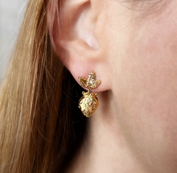 Elise Tsikis Paris Boucles D'oreilles Fraisia - Archive
