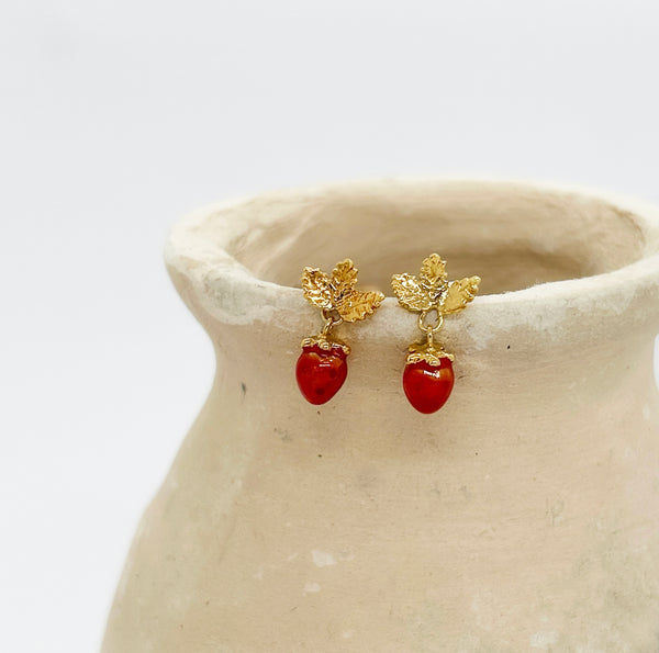 Elise Tsikis Paris Boucles D'oreilles Gardenia - Archive