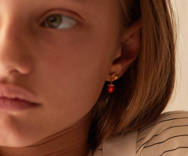 Elise Tsikis Paris Boucles D'oreilles Gardenia - Archive