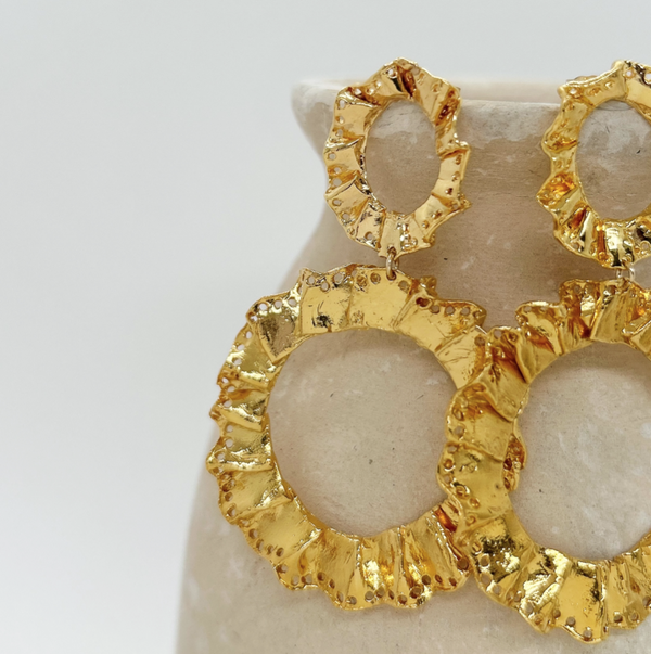 Elise Tsikis Paris Boucles D'oreilles Hellebore - Archive