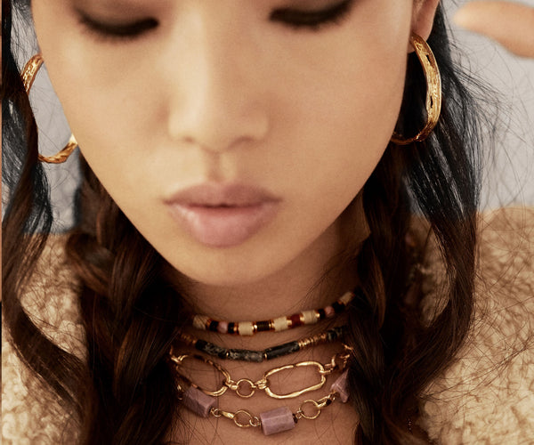 Elise Tsikis Paris Boucles D'oreilles Jaipur Medium