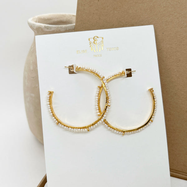 Elise Tsikis Paris Boucles D'oreilles Kimina Medium