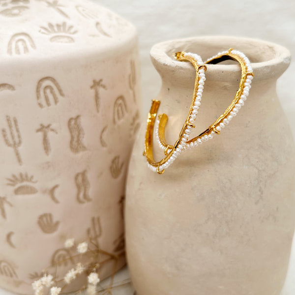 elise tsikis paris Boucles d'oreilles Kimina medium