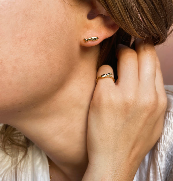 Elise Tsikis Paris Boucles D'oreilles Peski - Archive