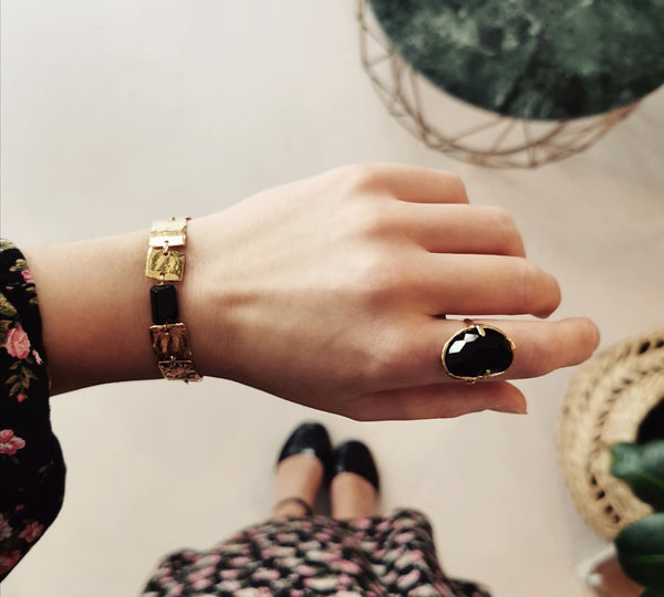 Elise Tsikis Paris Bague Itone Black