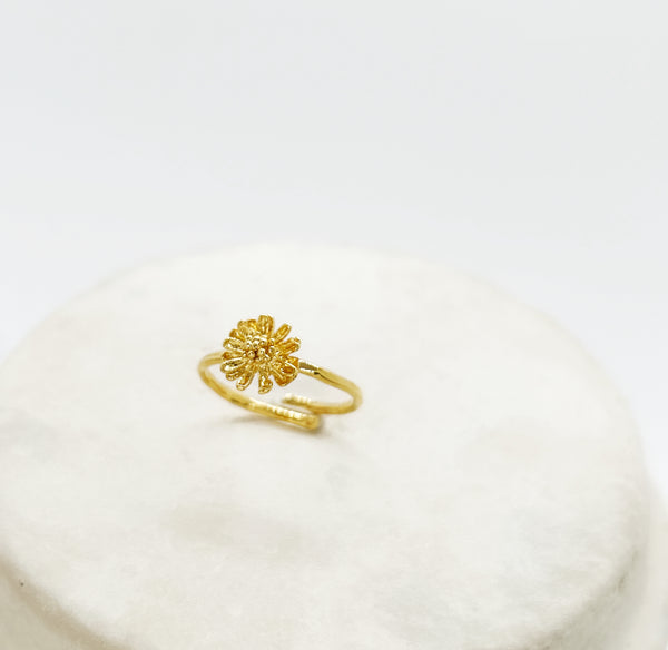 elise tsikis paris Bague Marguerite Solitaire