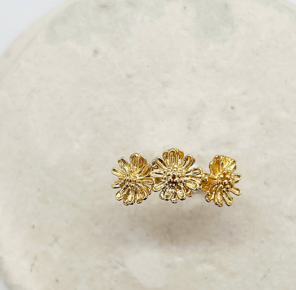 Elise Tsikis Paris Bague Marguerite Triple