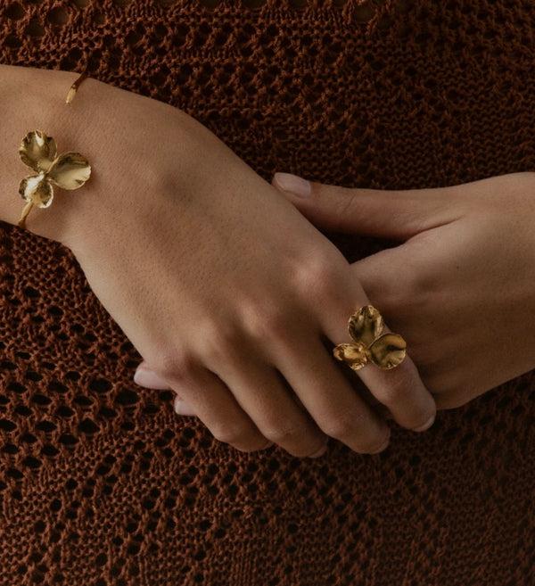 Elise Tsikis Paris Bague Pensée Medium