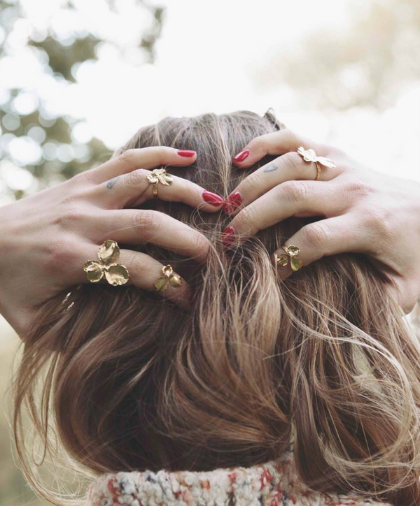 Elise Tsikis Paris Bague Pensee Small