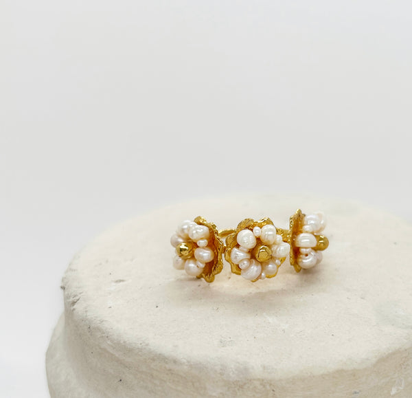 elise tsikis paris Bague Selini triple