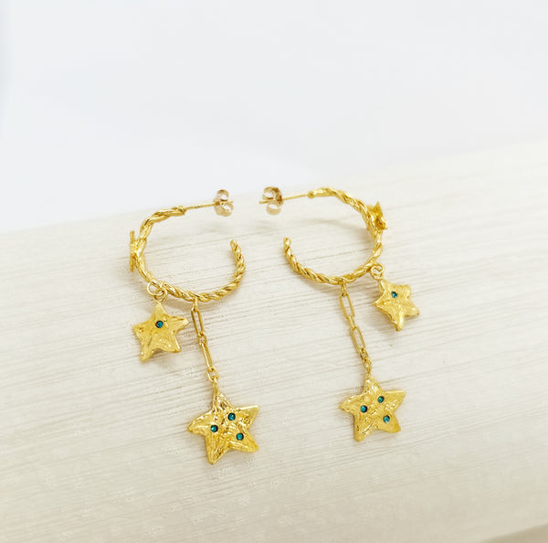 elise tsikis paris Boucles d'oreilles Amarillo