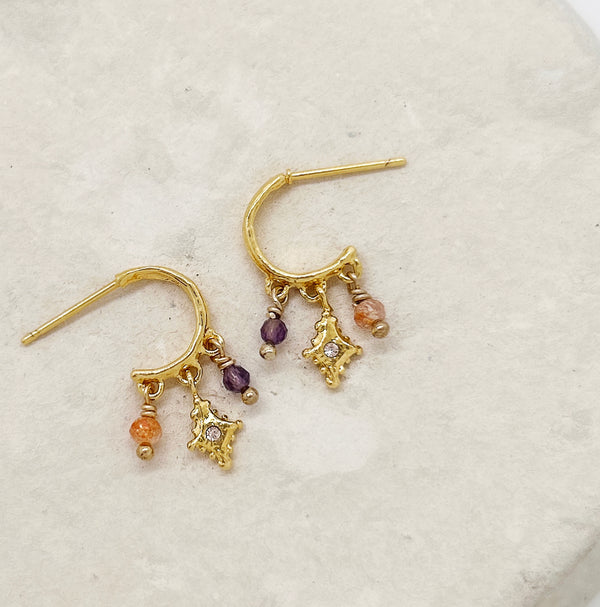 Elise Tsikis Paris Boucles D'oreilles Amuli