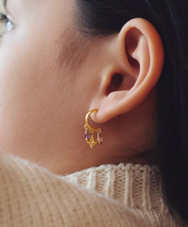 Elise Tsikis Paris Boucles D'oreilles Amuli