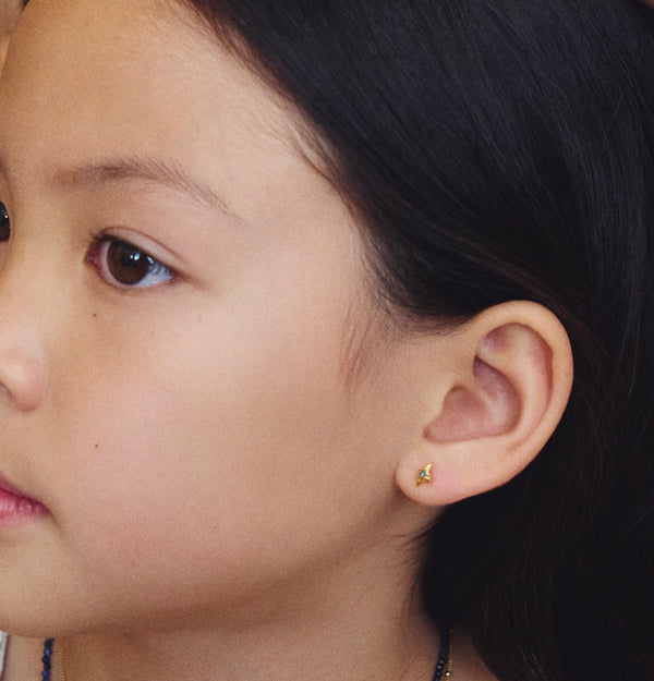 Elise Tsikis Paris Boucles D’oreilles Aster
