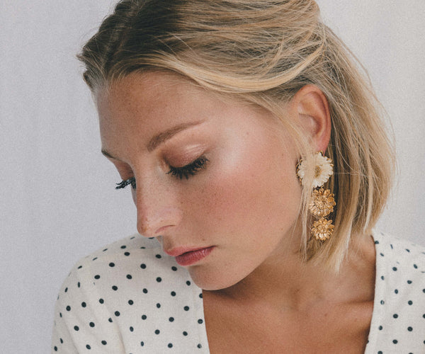 Elise Tsikis Paris Boucles D'oreilles Calas Color