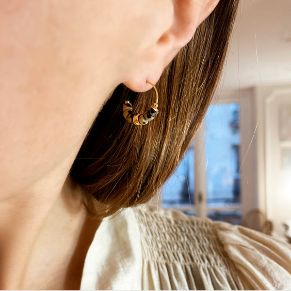 Elise Tsikis Paris Boucles D'oreilles Cathy Small