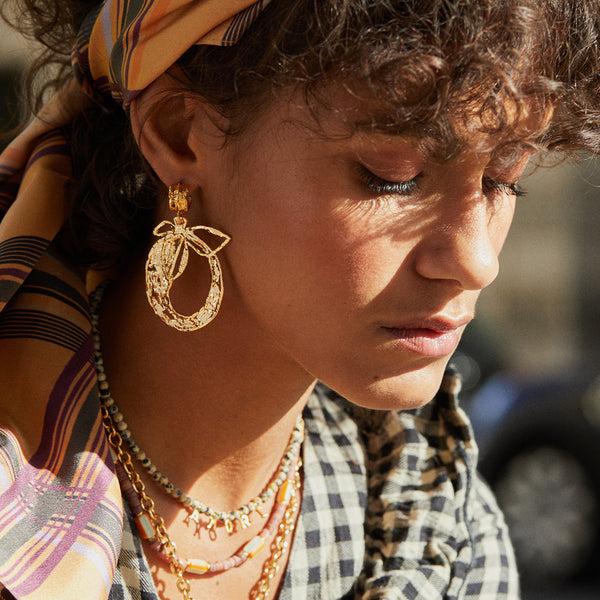 Elise Tsikis Paris Boucles D'oreilles Claudia