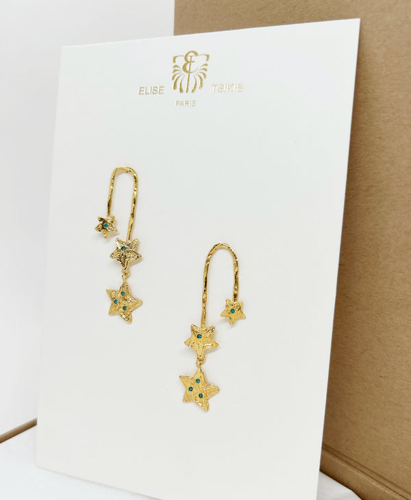 Elise Tsikis Paris Boucles D'oreilles Comanche