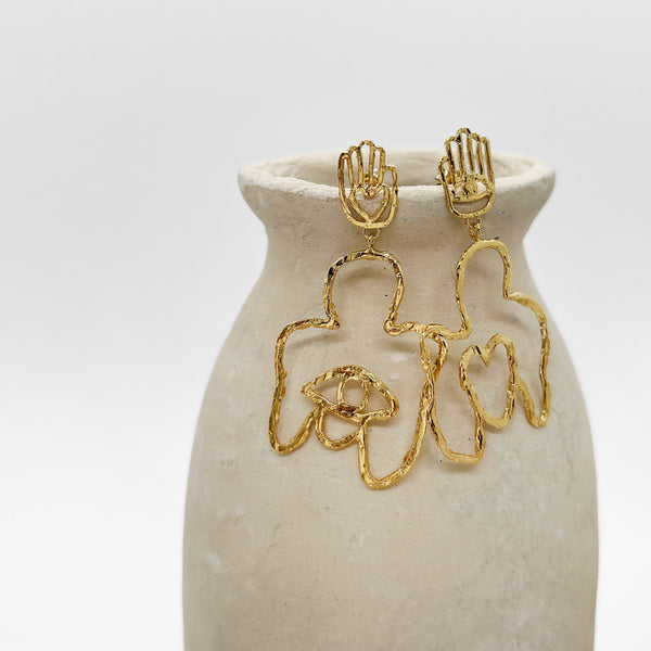 Elise Tsikis Paris Boucles D'oreilles Cuerpomano