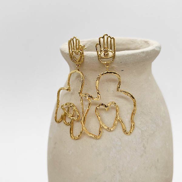 Elise Tsikis Paris Boucles D'oreilles Cuerpomano
