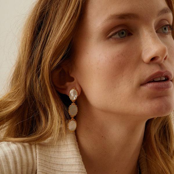 Elise Tsikis Paris Boucles D'oreilles Dafnos