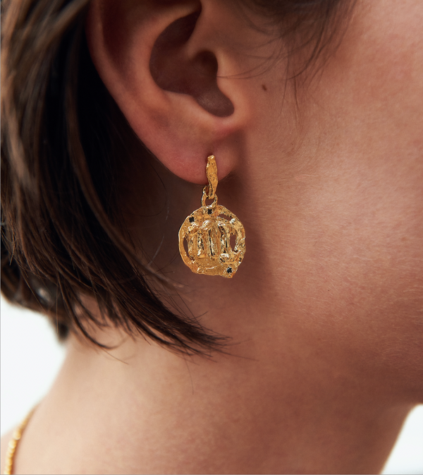 Elise Tsikis Paris Boucles D'oreilles Dia