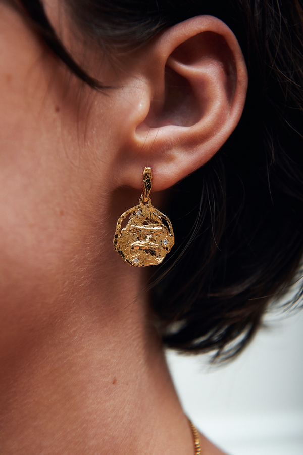 Elise Tsikis Paris Boucles D'oreilles Dia