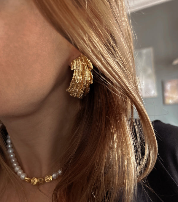 Elise Tsikis Paris Boucles D'oreilles Gaia