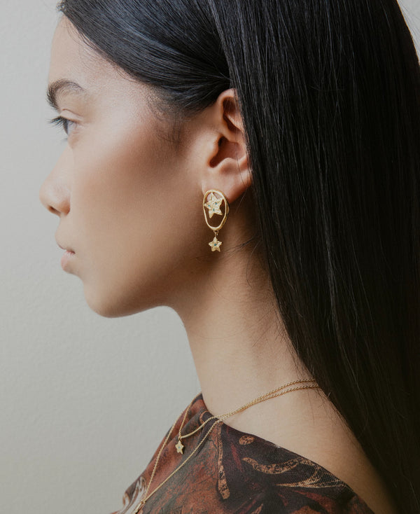 Elise Tsikis Paris Boucles D'oreilles Garland