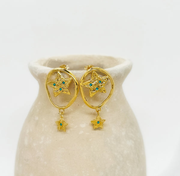Elise Tsikis Paris Boucles D'oreilles Garland