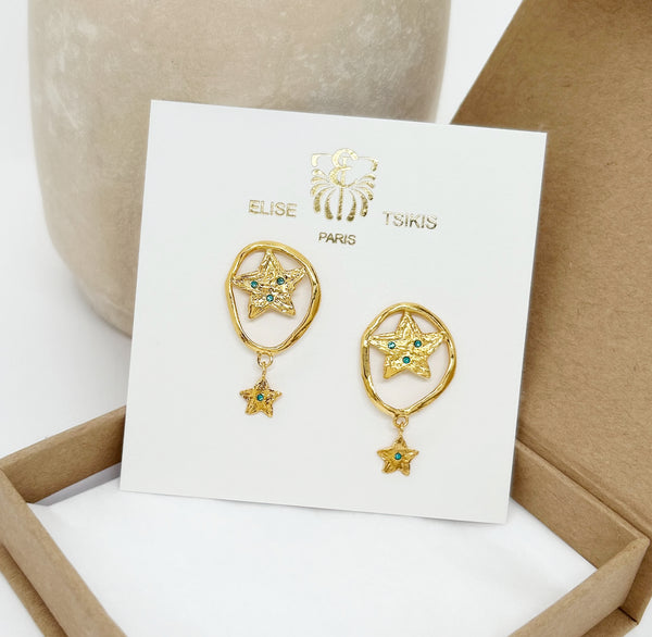 elise tsikis paris Boucles d'oreilles Garland