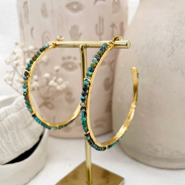 Elise Tsikis Paris Boucles D'oreilles Kimina Large