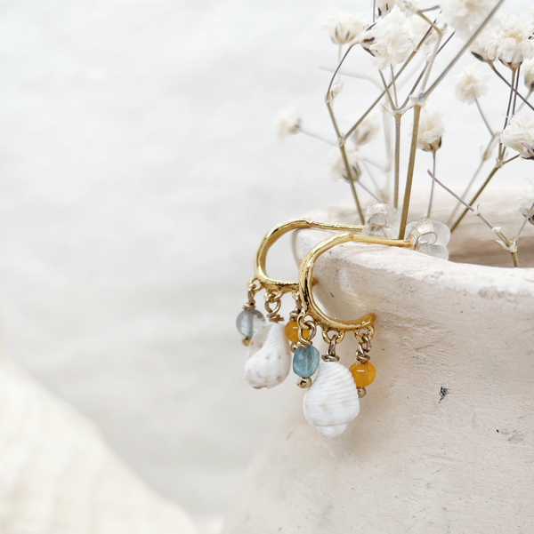 elise tsikis paris Boucles d'oreilles Liriopé