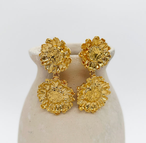 Elise Tsikis Paris Boucles D'oreilles Luynes Gold